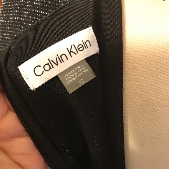 🆕️ Calvin Klein Metallic Gown nwt - Picture 7 of 7
